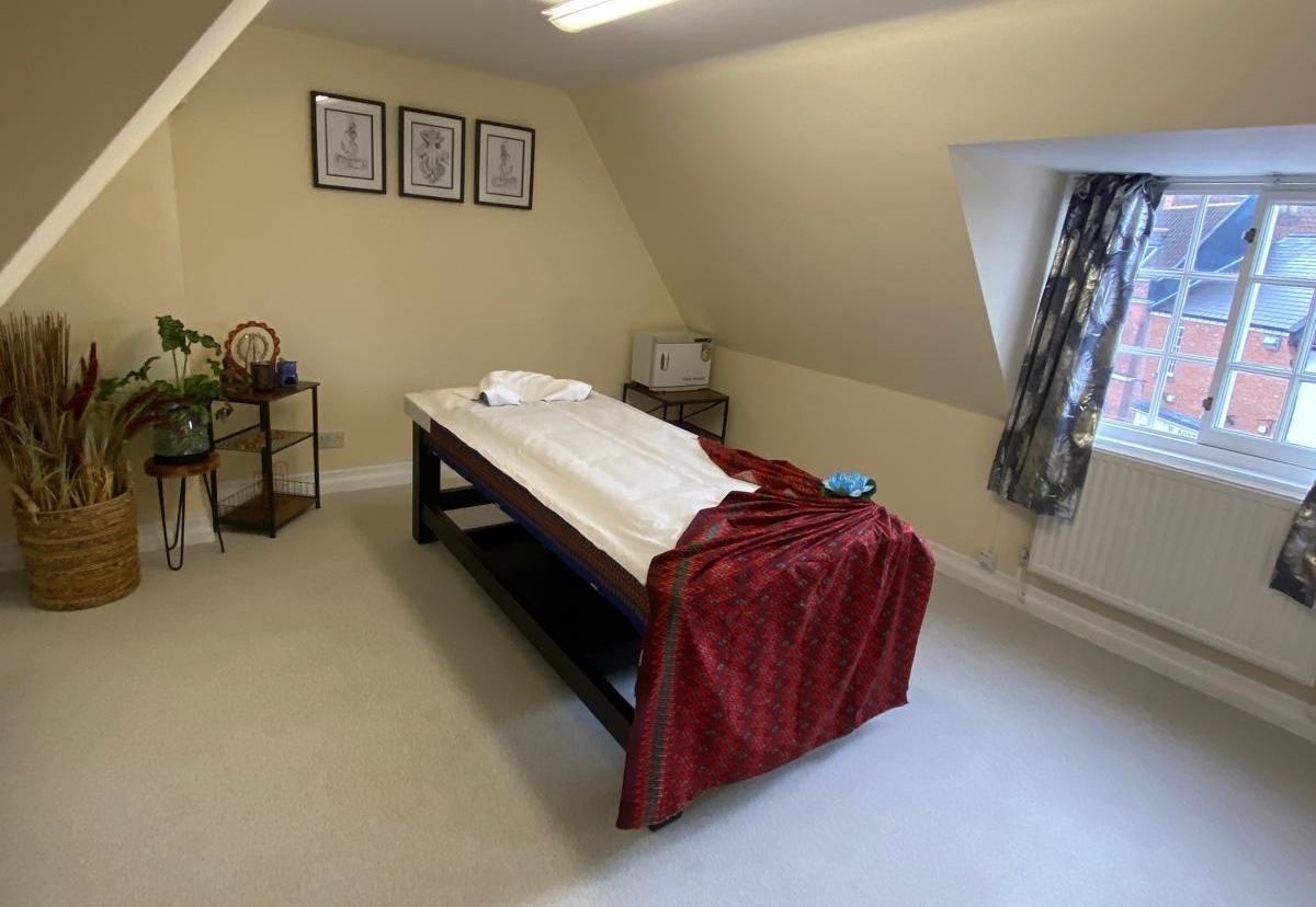 Traditional Thai massage treatment room in Beverley